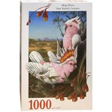 1000 pc Shirley Barber Puzzle - Major Mitchell’s Cockatoos 1000 pc Shirley Barber Puzzle - Major Mitchell’s Cockatoos