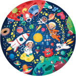 100 pc Eureakakids Puzzle - Solar System Adventure GID