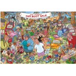 1000 pc Wasgij Puzzle Original #35 Car Boot Caper 1000 pc Wasgij Puzzle Original #35 Car Boot Caper
