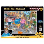 1000 pc Wasgij Puzzle Original #46 Middle Aisle Madness!