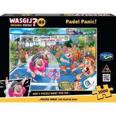 1000 pc Wasgij Puzzle Original #49 Padel Panic 1000 pc Wasgij Puzzle Original #49 Padel Panic