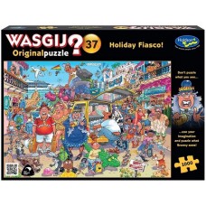 1000 pc Wasgij Puzzle Original #37  Holiday Fiasco