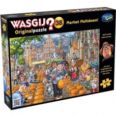1000 pc Wasgij Puzzle Original #38 - Market Meltdown