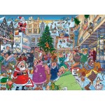 1000 pc Wasgij Puzzle Christmas #19 Santa's Dash - Christmas 2024