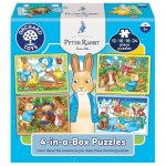 Peter Rabbit - 4-in-a-Box Puzzles - Orchard Toys