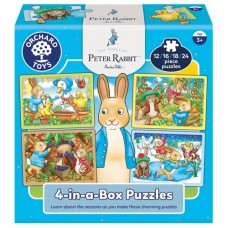 Peter Rabbit - 4-in-a-Box Puzzles - Orchard Toys