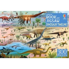 300pc Puzzle & Book  - Dinosaur Timeline 