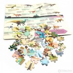 300pc Puzzle & Book  - Dinosaur Timeline 