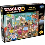 1000 pc Wasgij Puzzle Original #36  New Year Resolutions