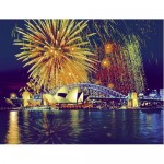 1000 pc Ravensburger Puzzle - Fireworks Over Sydney Australia 