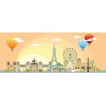 1000 pc Ravensburger Puzzle - A Day in Paris