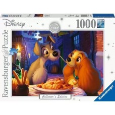 1000 pc Ravensburger Puzzle - Disney Moments 1955 Lady and Tramp