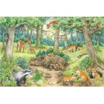 12 pc Ravensburger Puzzle - Animals in the Forest + Meadow 2x12pc