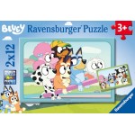 12 pc Ravensburger Puzzle - Fun with Bluey 2x12 pc