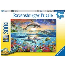 300 pc Ravensburger Puzzle - Dolphin Paradise - XXL Pieces
