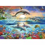 300 pc Ravensburger Puzzle - Dolphin Paradise - XXL Pieces