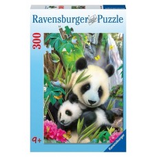 300 pc Ravensburger Puzzle - Cuddling Panda - XXL Pieces