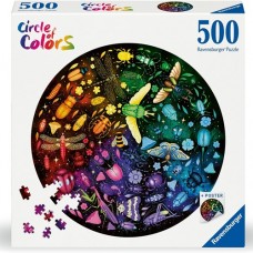500 pc Ravensburger Circle of Colors Puzzle - Manga 500 pc Ravensburger Circle of Colors Puzzle - Manga
