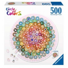 500 pc Ravensburger Circle of Colors Puzzle - Donuts