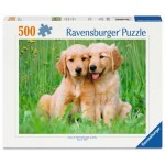 500 pc Ravensburger Puzzle - The Golden Retriever Brothers 500 pc Ravensburger Puzzle - The Golden Retriever Brothers