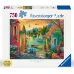 750 pc Ravensburger Puzzle - European Villa Views - LARGE FORMAT 