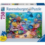 750 pc Ravensburger Puzzle - Tropical Reef Life - LARGE FORMAT 