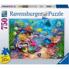 750 pc Ravensburger Puzzle - Tropical Reef Life - LARGE FORMAT 