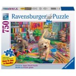 750 pc Ravensburger Puzzle - Cute Crafters - LARGE FORMAT 