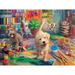 750 pc Ravensburger Puzzle - Cute Crafters - LARGE FORMAT 750 pc Ravensburger Puzzle - Cute Crafters - LARGE FORMAT