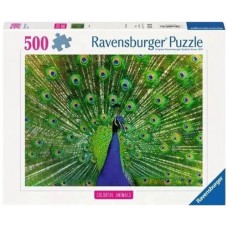 500 pc Ravensburger Puzzle - Peacock
