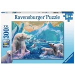 300 pc Ravensburger Puzzle - Polar Bear Kingdom  - XXL Pieces *