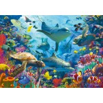 1000 pc Ravensburger Puzzle - Coral Retreat Puzzle