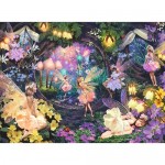 100 pc Ravensburger Puzzle - Fairy Garden Glow in the Dark XXL Pieces
