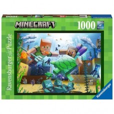 1000 pc Ravensburger Puzzle - Minecraft Mosaic