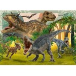 100 pc Ravensburger Puzzle - Welcome To Jurassic World 4 x 100pc