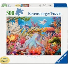 500 pc Ravensburger Puzzle LARGE FORMAT - Reef Life