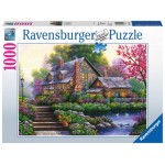 1000 pc Ravensburger Puzzle - Romantic Cottage