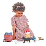 Stacking Wooden Farm Animals Bag - Tenderleaf Stacking Wooden Farm Animals Bag - Tenderleaf