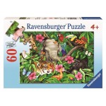 60 pc Ravensburger Puzzle - Tropical Friends *