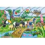 24 pc Ravensburger Puzzle - Welcome to the Zoo 2x24pc