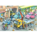 24 pc Ravensburger Puzzle - Working Trucks  2x24pc