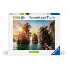 1000 pc Ravensburger Puzzle - The Rocks in Cheow Thailand