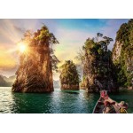 1000 pc Ravensburger Puzzle - The Rocks in Cheow Thailand