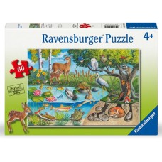 60 pc Ravensburger Puzzle - Animals Above and Below