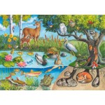 60 pc Ravensburger Puzzle - Animals Above and Below