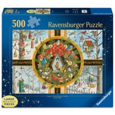 500 pc Ravensburger Puzzle - Christmas Songbirds