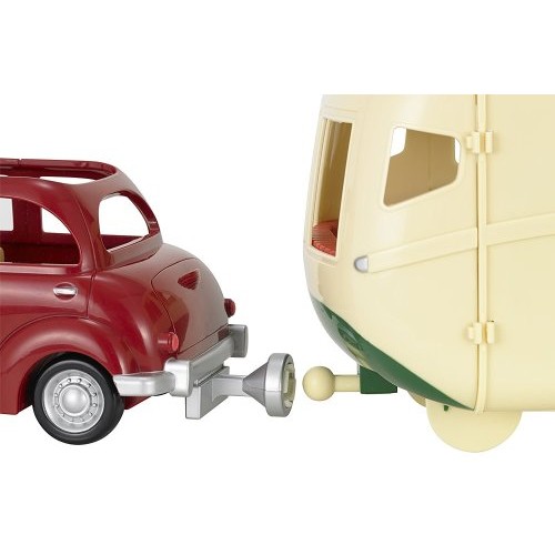 sylvanian families caravan and car best price