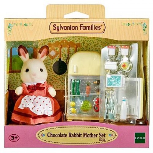 Sylvanian Families Chocolate Rabbit Mother Set from