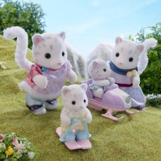 Sylvanian Families - Snow Leopard Family NEW In 2025