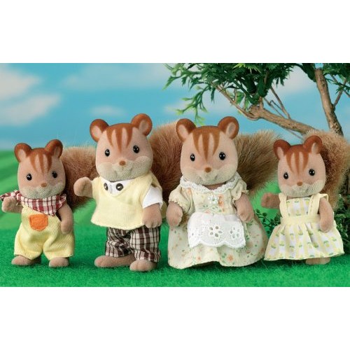 Sylvanian Families - Walnut Squirrel Family - from who what why